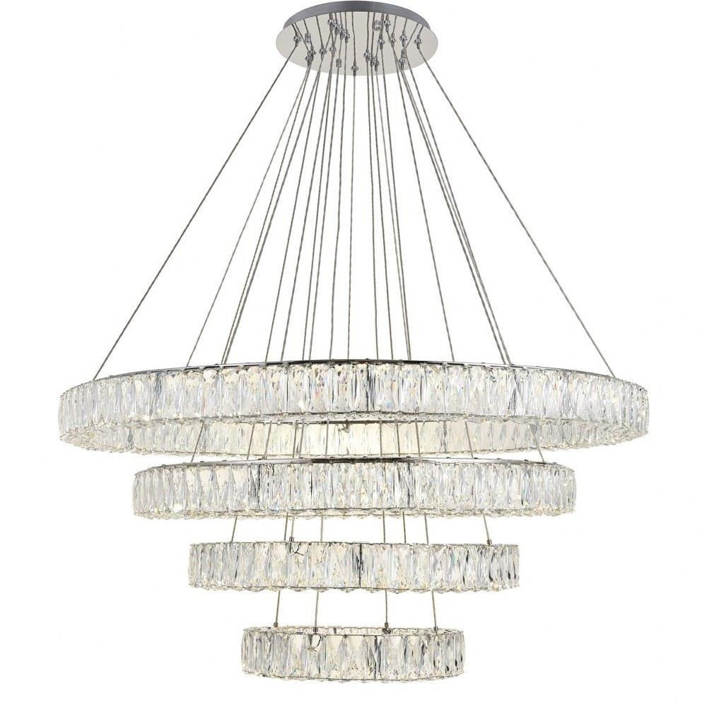 Bailey Street Home - 390-BEL-4181889 - Midland Furlong - 42 Inch 160W LED 4-Tier Chandelier