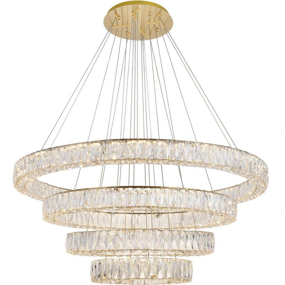 Bailey Street Home - 390-BEL-4181889 - Midland Furlong - 42 Inch 160W LED 4-Tier Chandelier