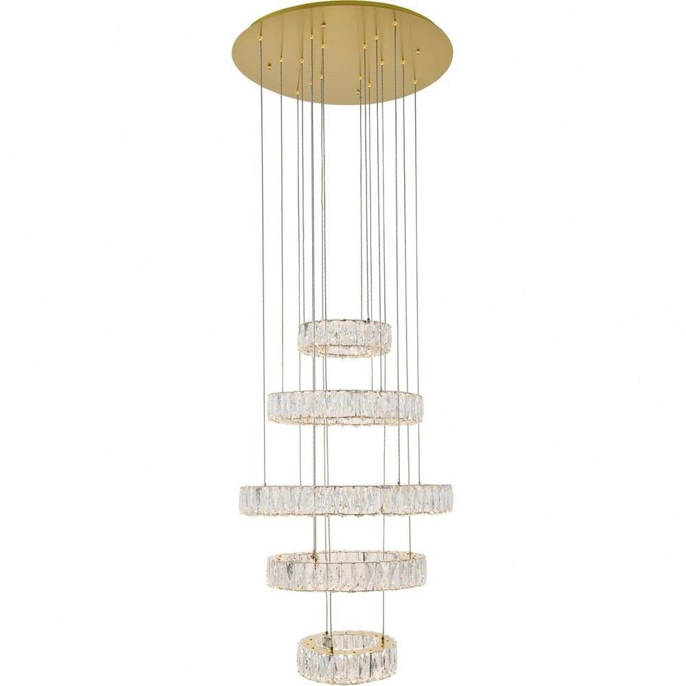 Bailey Street Home - 390-BEL-4182410 - Midland Furlong - 25.6 Inch 103W 5 Led 5-Tier Chandelier