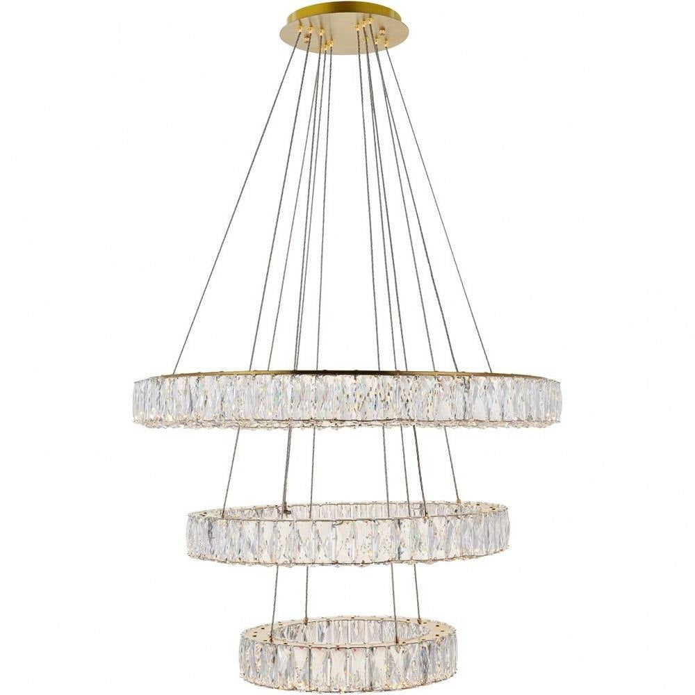Bailey Street Home - 390-BEL-4182415 - Midland Furlong - 31.5 Inch 99W 3 Led 3-Tier Chandelier