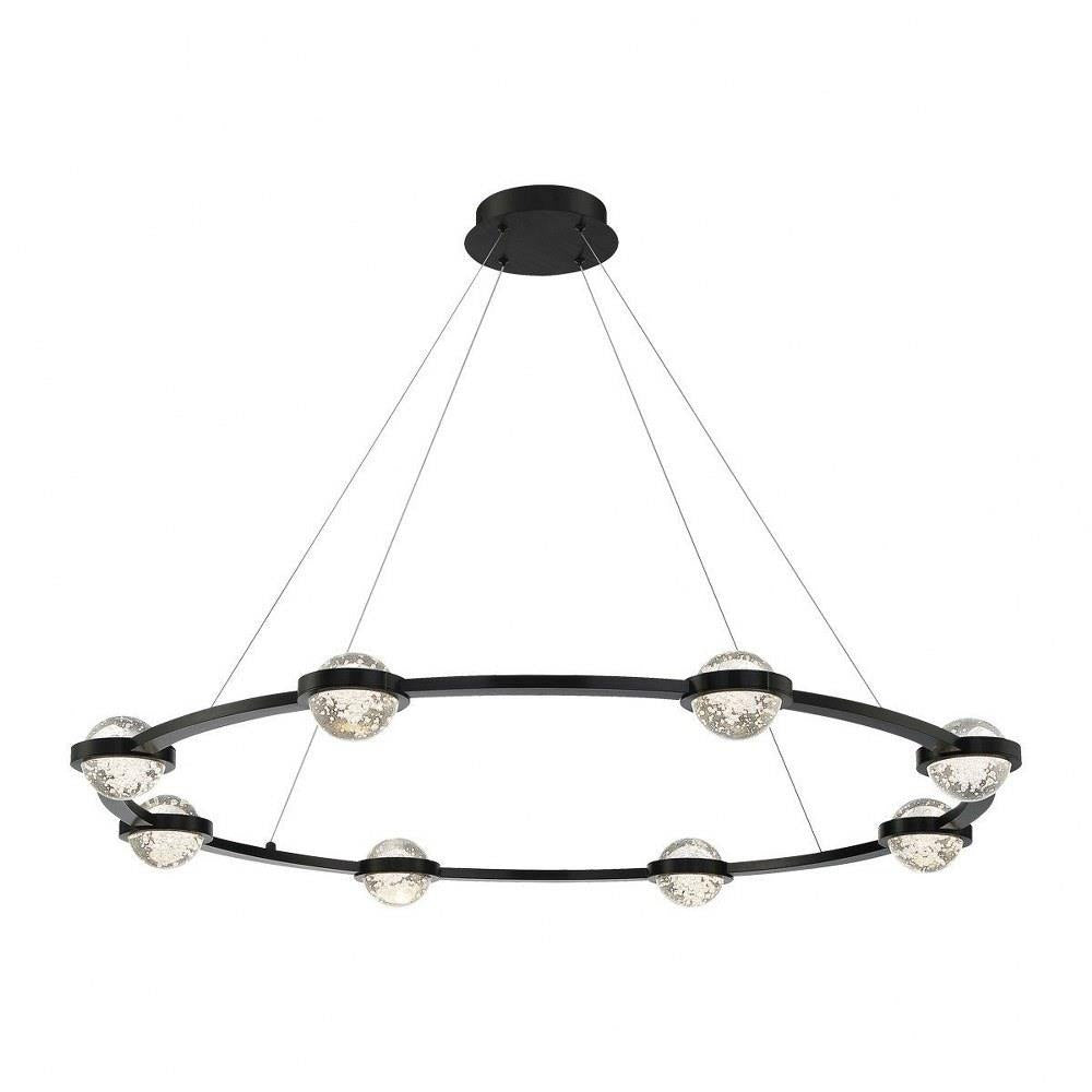Bailey Street Home - 79-BEL-4534098 - Burley Row - 48W 8 LED Chandelier in Contemporary Modern Style - 47.5 Inches Wide by 4 Inches High