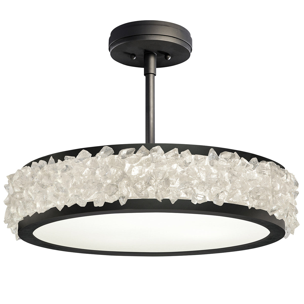 ARCTIC HALO 23" W Round Semi-Flush Mount