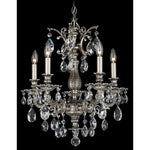 Five-Light Clear Spectra Crystal Chandelier, 18W x 21.5H x 18D