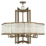 Grammercy Hand Painted Palacial Bronze 34-Inch Ten-Light Pendant