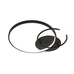 Multi-circle LED Flush Ceiling Light - Gold/Balck/White