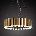 Nordic modern minimalist personality creative personality led circular chandeliers