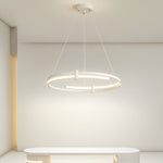 Minimalist Round Stepless Dimming with Remote LED Nordic Chandelier