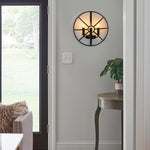 Hemispherical Iron Art Candlelight Black Retro Nostalgic Wall Lights Fixture