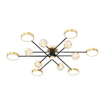 Starry Flowers Three Step Dimming Modern Ceiling Lights Fixture Hanging Lamp