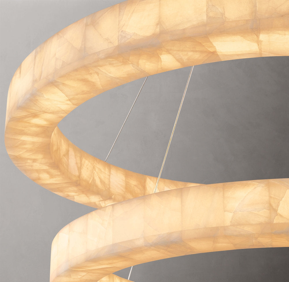 Rivage Lueur Two-Tier Round Chandelier 60"