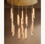 Audubon Alabaster Round Chandelier 40"