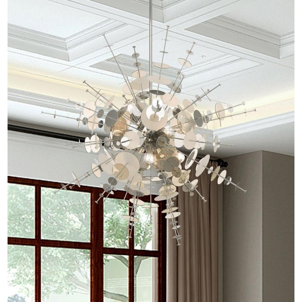 Bailey Street Home - 218-BEL-3110270 - Mid Century Modern Twelve Light Chandelier