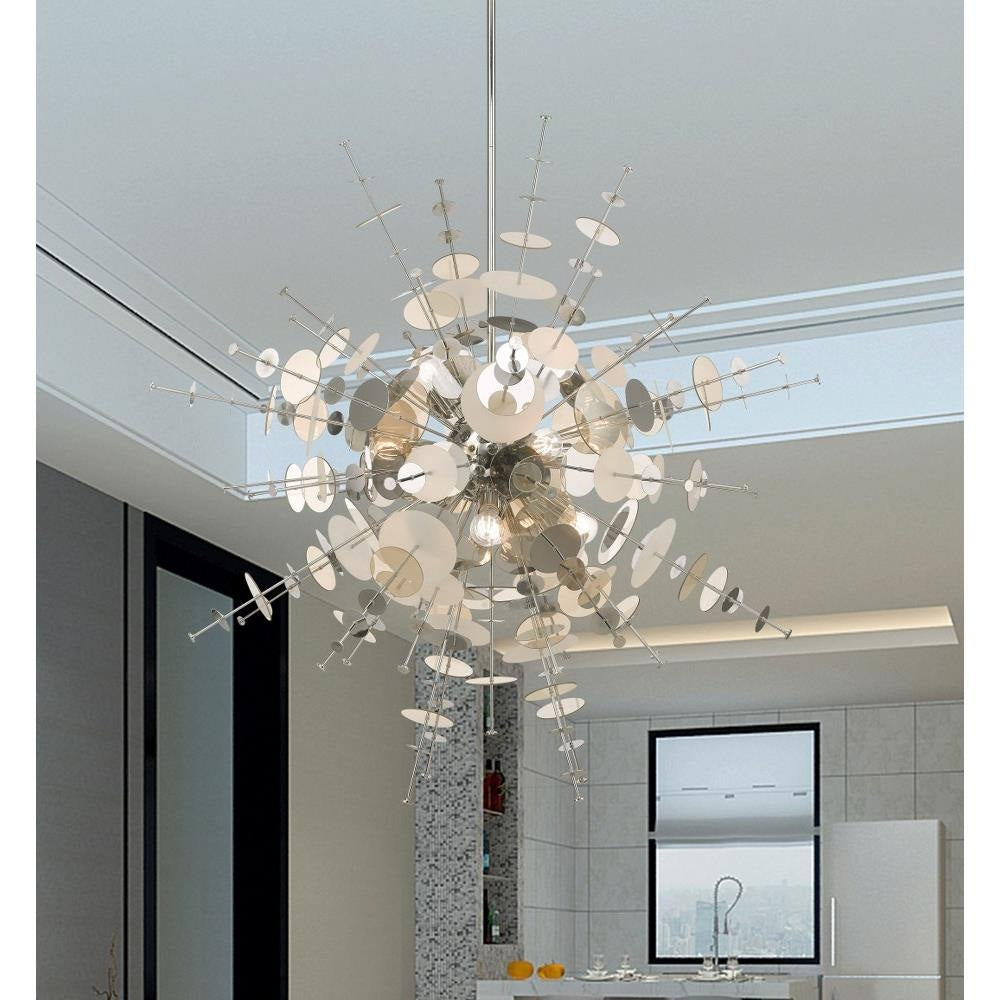 Bailey Street Home - 218-BEL-3110270 - Mid Century Modern Twelve Light Chandelier