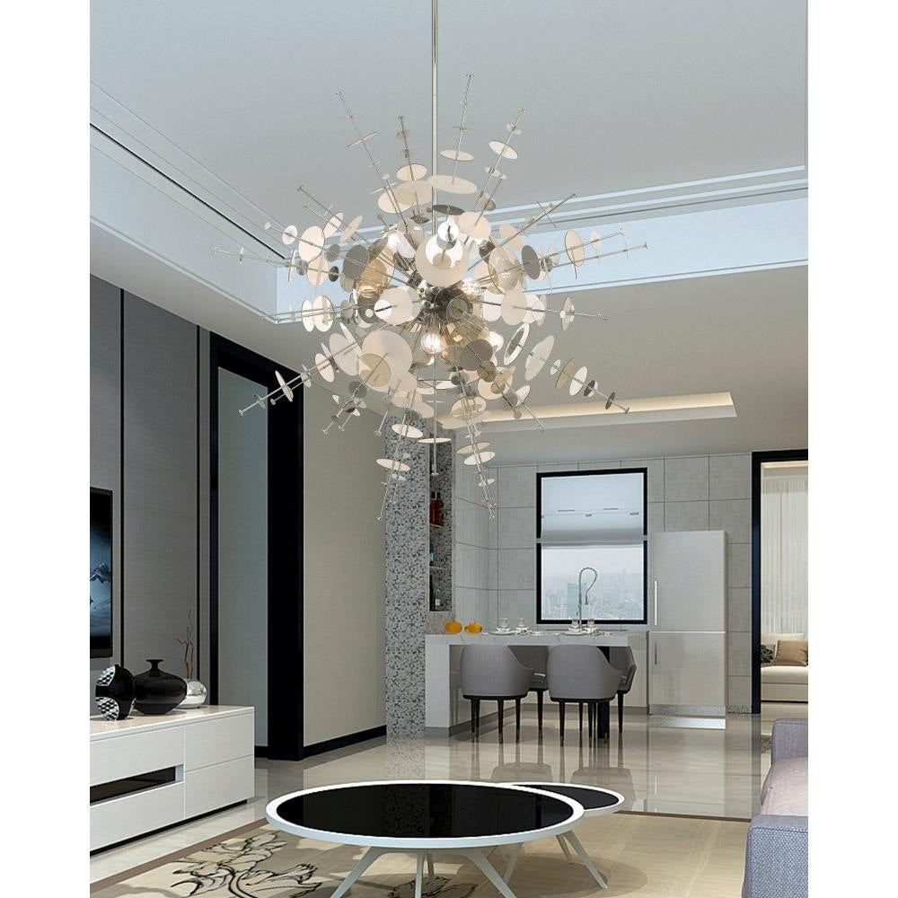 Bailey Street Home - 218-BEL-3110270 - Mid Century Modern Twelve Light Chandelier