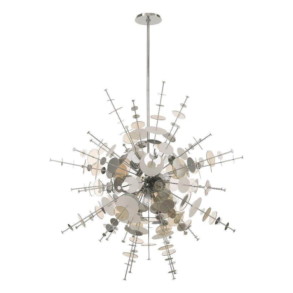 Bailey Street Home - 218-BEL-3110270 - Mid Century Modern Twelve Light Chandelier