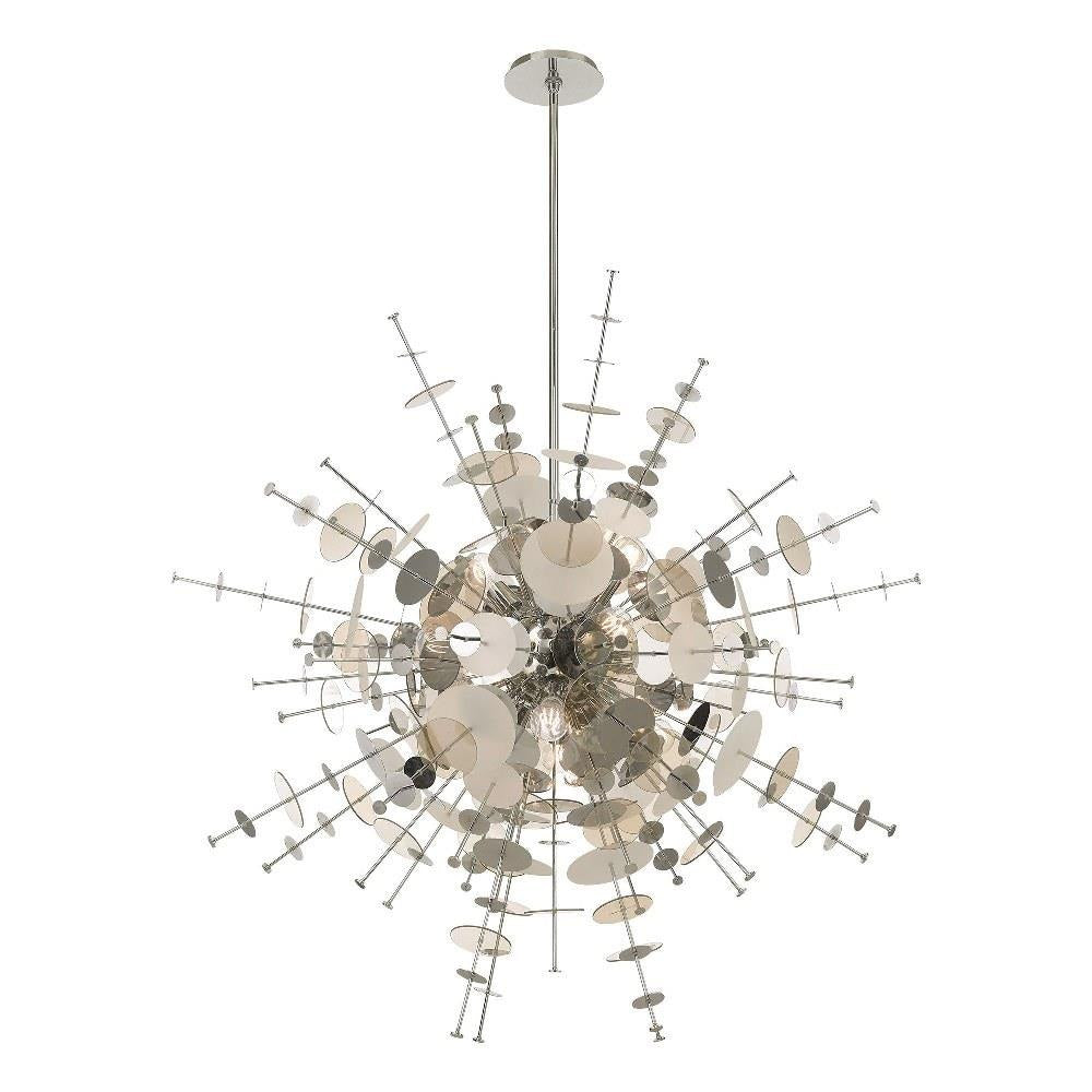 Bailey Street Home - 218-BEL-3110270 - Mid Century Modern Twelve Light Chandelier
