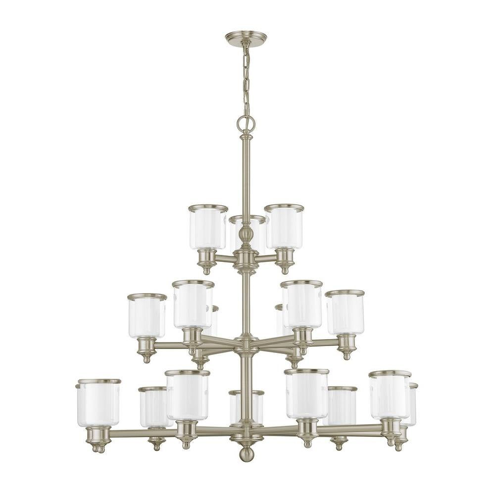 Livex Lighting - 40219-91 - Middlebush - 18 Light Foyer Chandelier in Traditional Style - 44 Inches wide by 43 Inches high