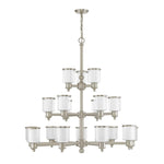 Bailey Street Home - 218-BEL-2120416 - Davidson Row - 18 Light Foyer Chandelier in Traditional Style - 44 Inches wide by 43 Inches high