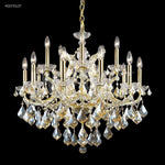 James Moder Lighting - 40257GL2GT - Maria Theresa - 29 Inch Sixteen Light Chandelier