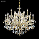 James Moder Lighting - 40257GL2GT - Maria Theresa - 29 Inch Sixteen Light Chandelier