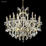 James Moder Lighting - 40258GL2GT - Maria Theresa - 27 Inch Nineteen Light Chandelier