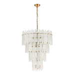 Bailey Street Home - 2499-BEL-4346914 - Glam Luxe Traditional Eighteen Light Chandelier in Aged Brass Finish