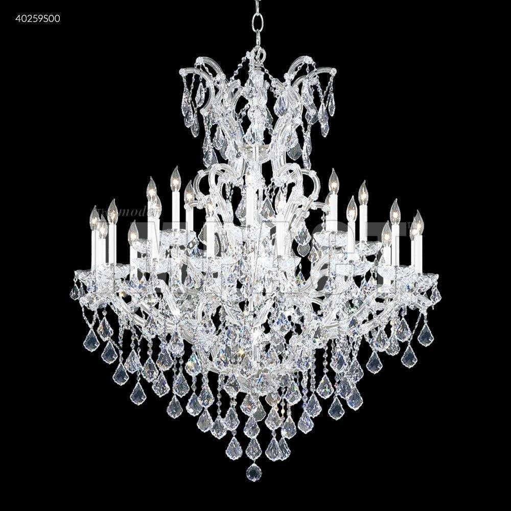 James Moder Lighting - 40259GL22 - Maria Theresa - 25 Light Large Entry Chandelier-54 Inches Tall and 46 Inches Wide