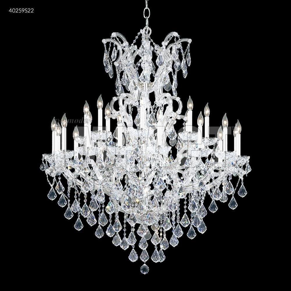 James Moder Lighting - 40259GL22 - Maria Theresa - 25 Light Large Entry Chandelier-54 Inches Tall and 46 Inches Wide