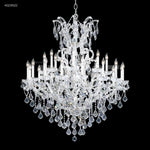James Moder Lighting - 40259GL22 - Maria Theresa - 25 Light Large Entry Chandelier-54 Inches Tall and 46 Inches Wide