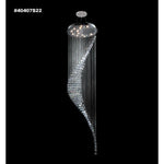 James Moder Lighting - 40407S22 - Impact Crystal Rain - Eleven Light Chandelier