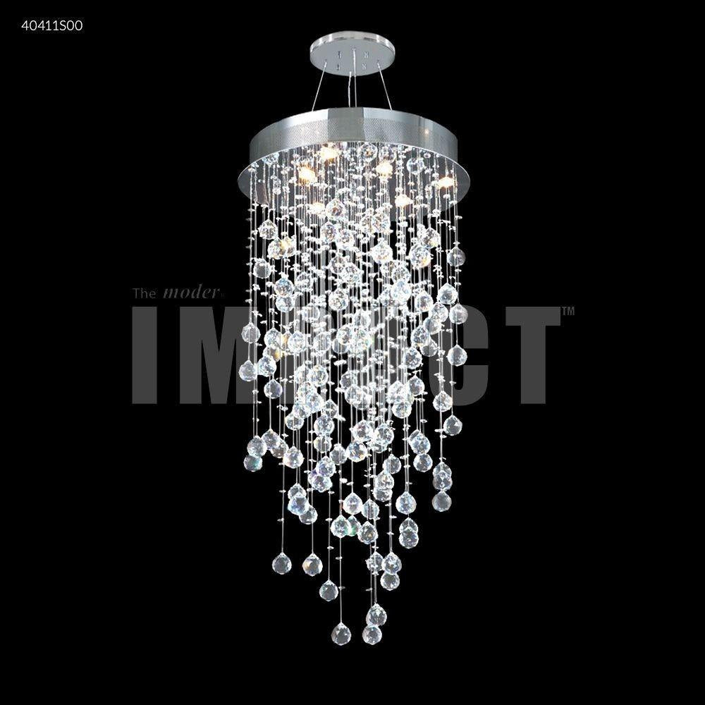 James Moder Lighting - 40411S11 - Crystal Rain - Six Light Chandelier