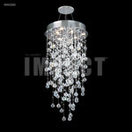 James Moder Lighting - 40411S11 - Crystal Rain - Six Light Chandelier