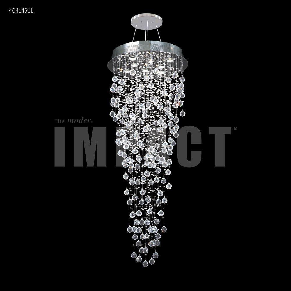 James Moder Lighting - 40414S11 - Crystal Rain - Eight Light Chandelier