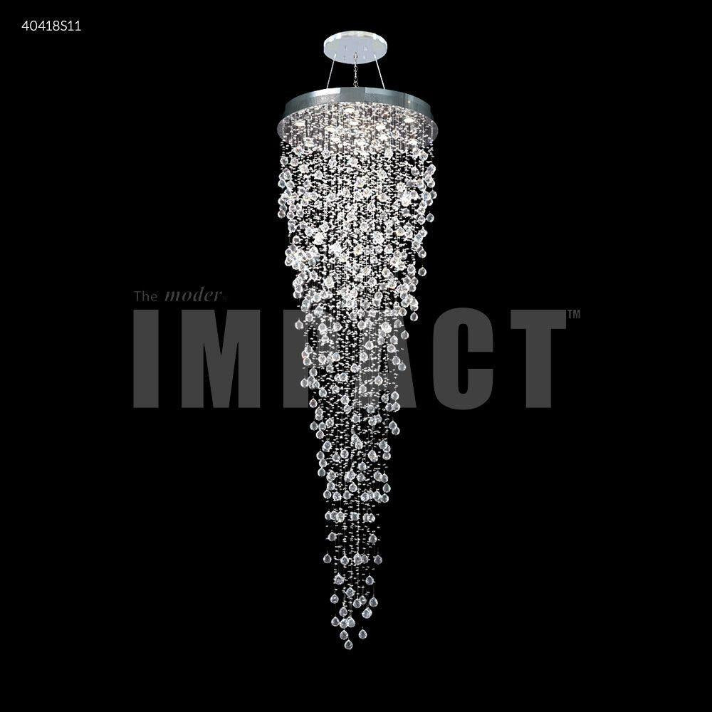 James Moder Lighting - 40418S11 - Crystal Rain - Twelve Light Large Entry Chandelier