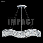 James Moder Lighting - 40605S11 - Contemporary - 7 Inch Five Light Wave Chandelier