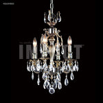 James Moder Lighting - 40614MB11 - Brindisi - 14 Inch Four Light Chandelier