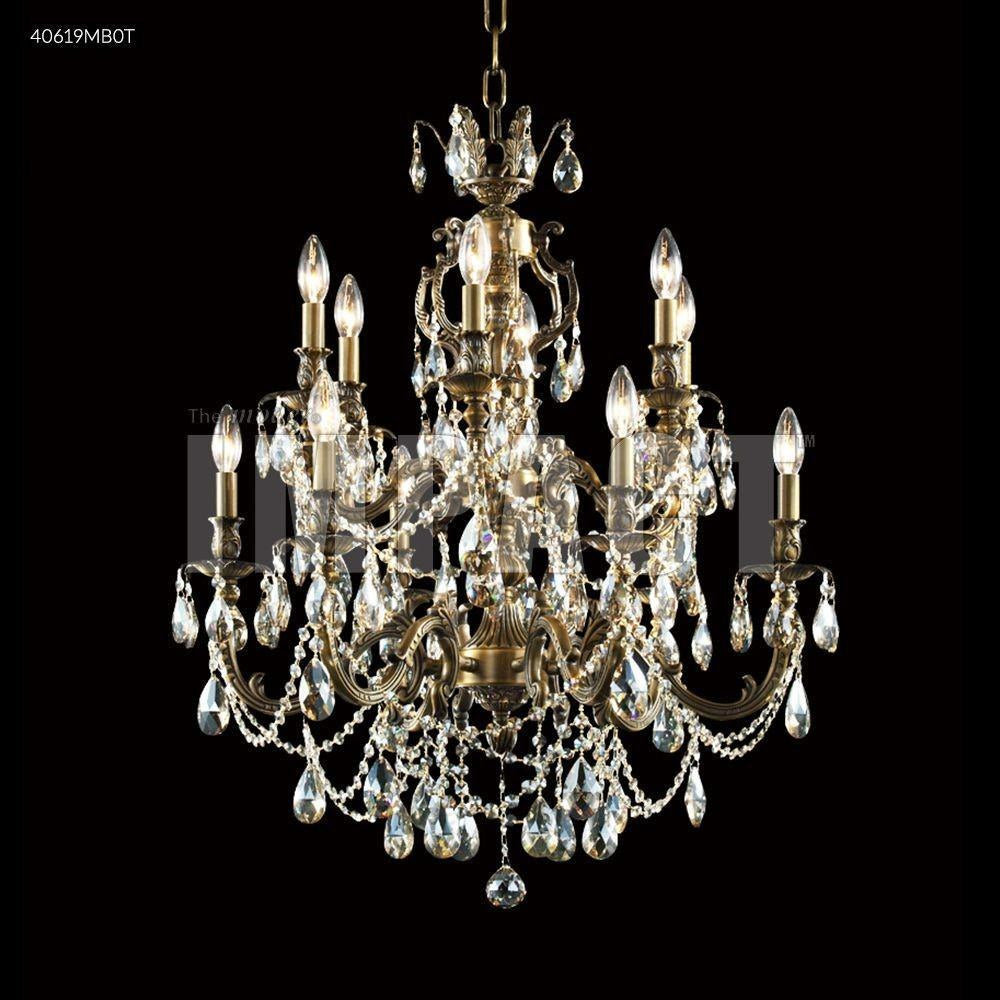 James Moder Lighting - 40619MB22 - Brindisi - 28 Inch Twelve Light Chandelier