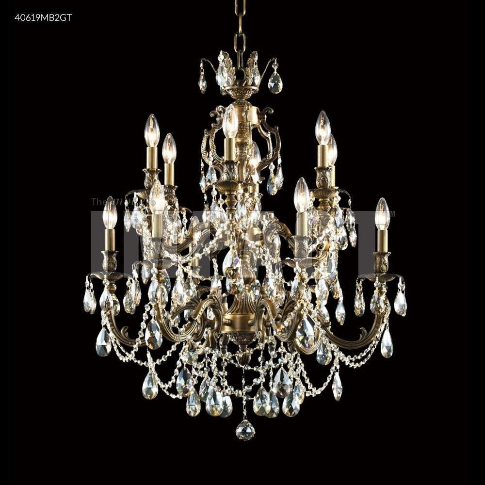 James Moder Lighting - 40619MB22 - Brindisi - 28 Inch Twelve Light Chandelier