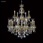 James Moder Lighting - 40620MB2GT - Brindisi - 36 Inch Fifteen Light Chandelier