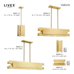 Bailey Street Home - 218-BEL-3110564 - Modern Contemporary Four Light Chandelier