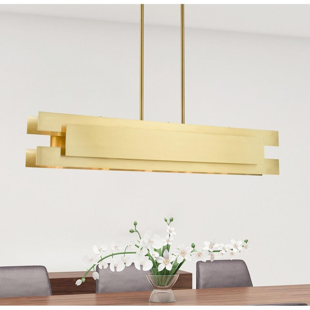 Bailey Street Home - 218-BEL-3110562 - Modern Contemporary Five Light Chandelier