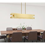 Bailey Street Home - 218-BEL-3110562 - Modern Contemporary Five Light Chandelier