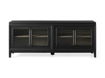 Rowan Media Console with Reeded Glass Doors