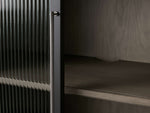Rowan Media Console with Reeded Glass Doors
