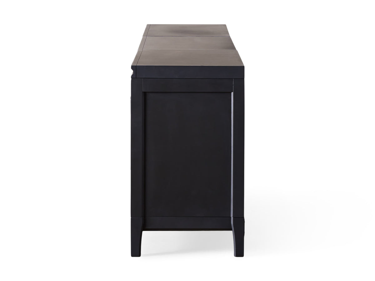 Rowan Modular Reeded Glass Media Console