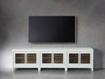 Rowan Modular Reeded Glass Media Console