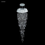 James Moder Lighting - 41054S22 - Crystal Rain - Eight Light Crystal Chandelier