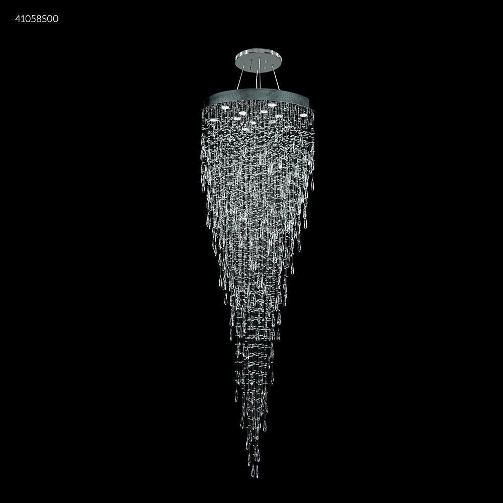 James Moder Lighting - 41058S00 - Crystal Rain - Twelve Light Crystal Chandelier