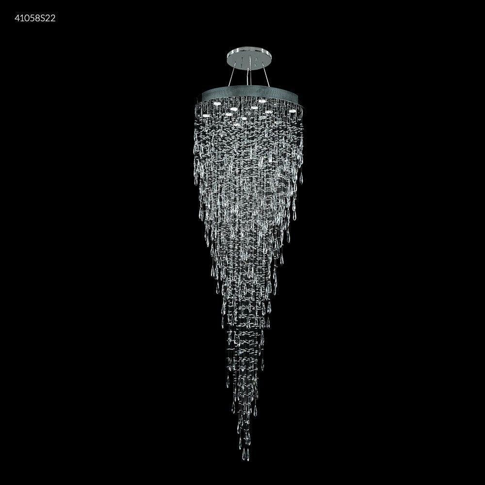 James Moder Lighting - 41058S00 - Crystal Rain - Twelve Light Crystal Chandelier