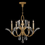 BEVELED ARCS 36" W Round Chandelier